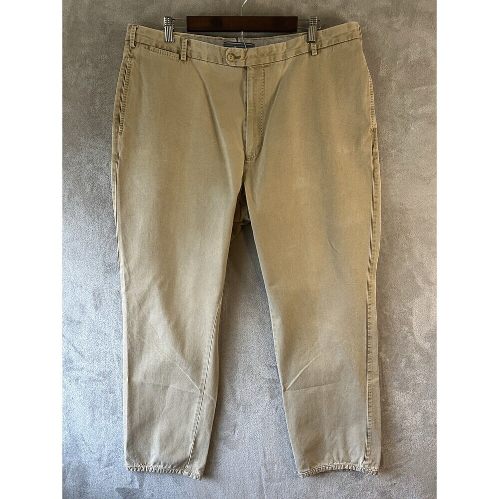 Peter Millar Chino‎ Pants Men's 40 X 31 Beige Pima Cotton Factory Fading Tapered
